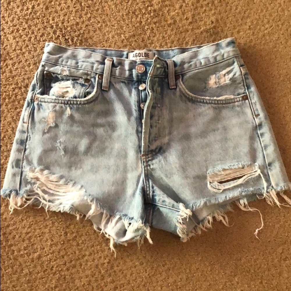 Agolde parker size 26 in Broken